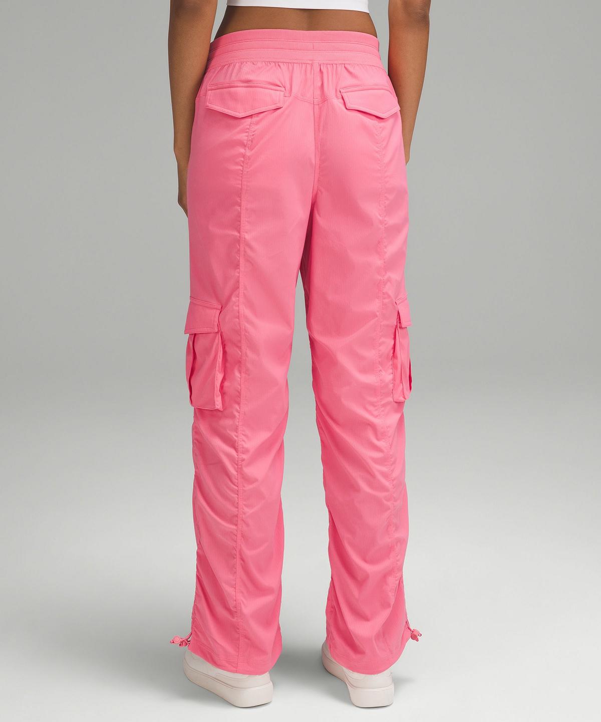 Lululemon Dance Studio Relaxed-Fit Mid-Rise Cargo Bukse Dame Rosa | NO_LuLu50450