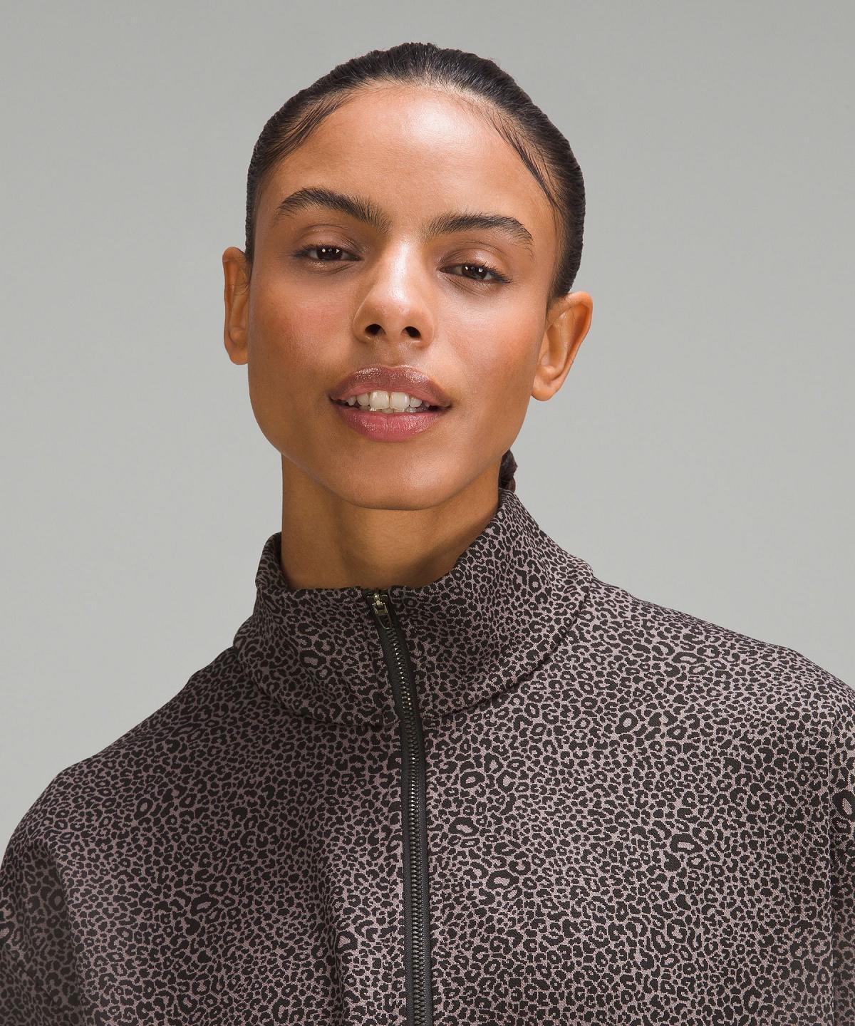 Lululemon Double-Knit Jacquard Half Zip Gensere Og Gensere Dame Svarte | NO_LuLu35821