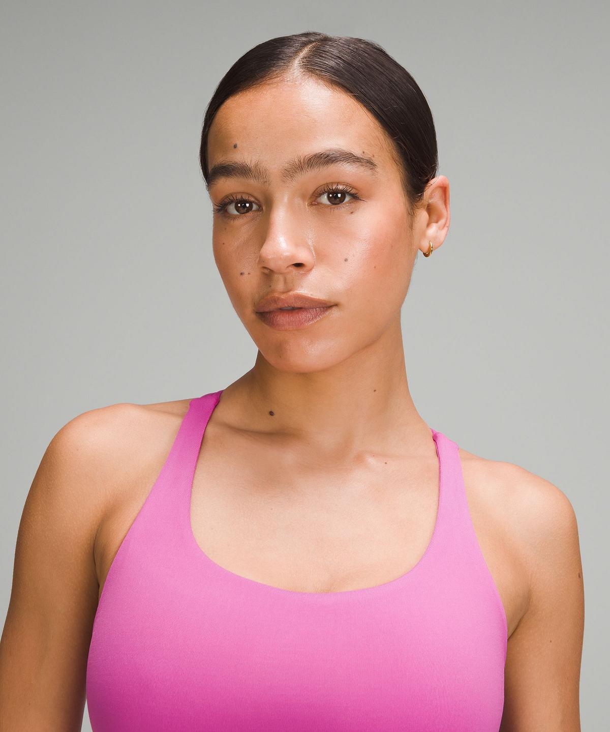 Lululemon Energy Longline Sports BH Dame Rosa | NO_LuLu84978