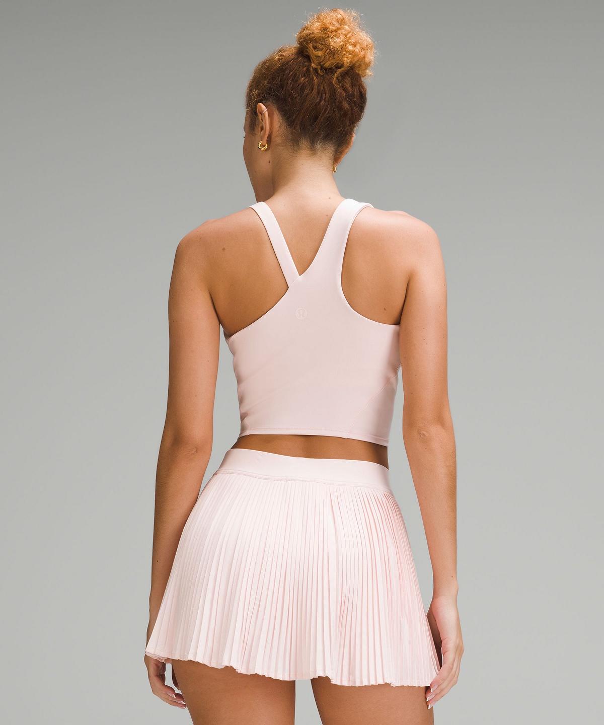 Lululemon Everlux Asymmetrical Tennis Skjorte Dame Rosa | NO_LuLu74194