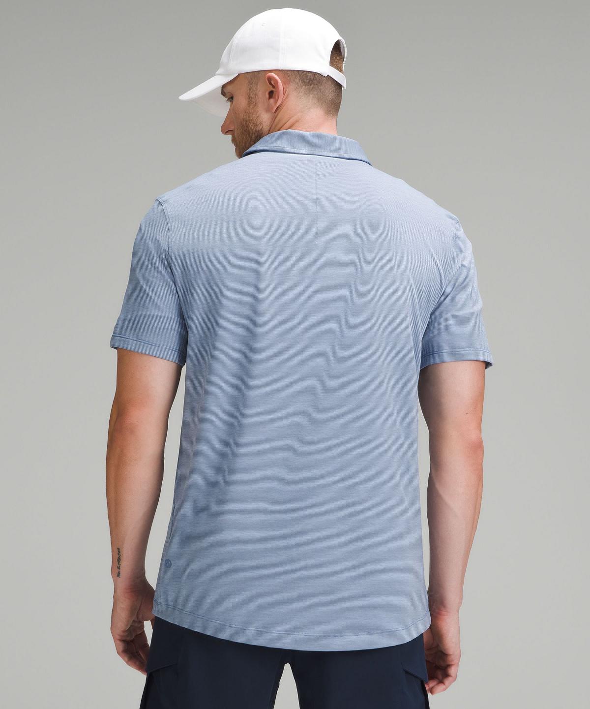 Lululemon Evolution Short-Sleeve Polo Skjorte Herre Blå | NO_LuLu91085