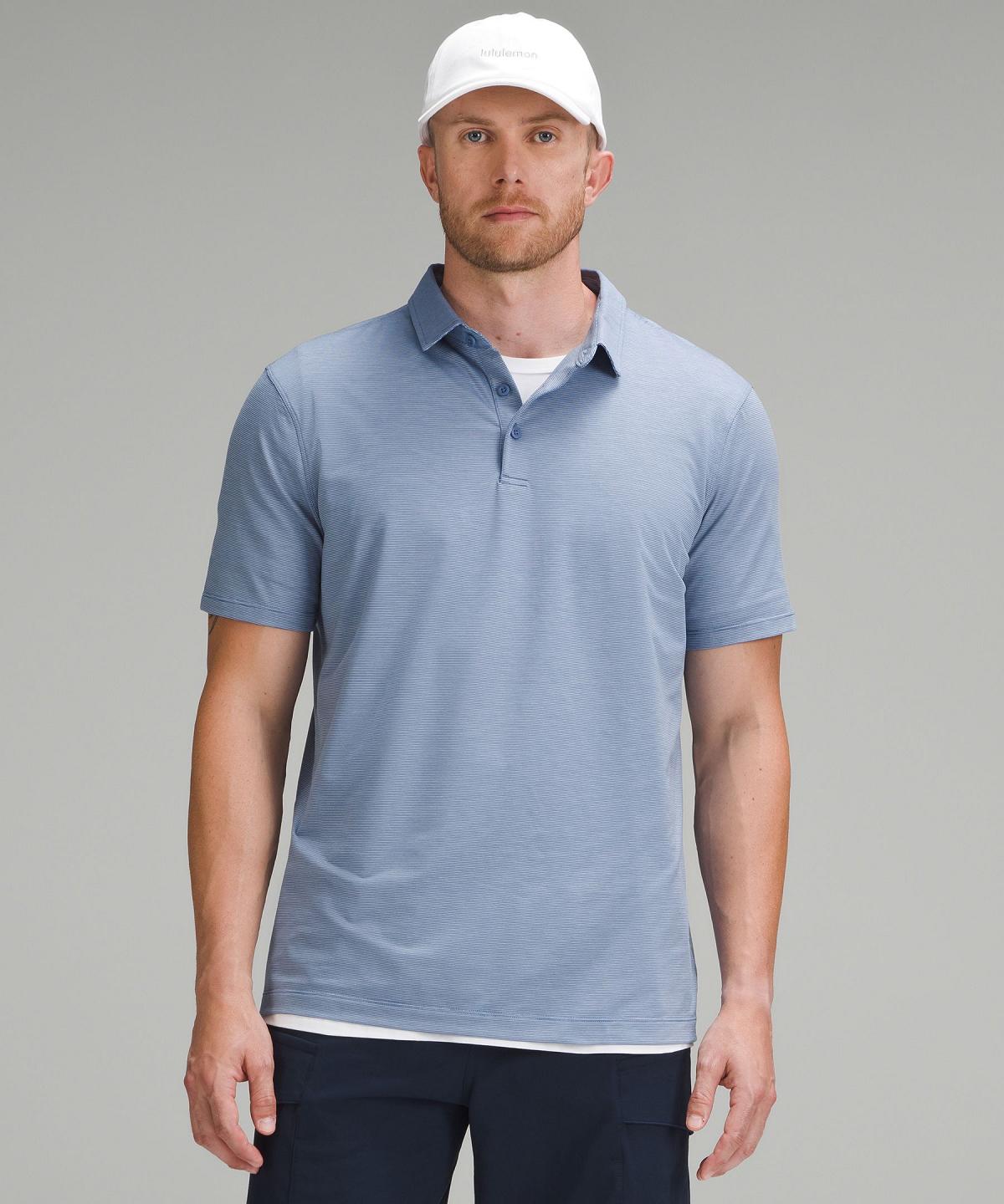 Lululemon Evolution Short-Sleeve Polo Skjorte Herre Blå | NO_LuLu91085