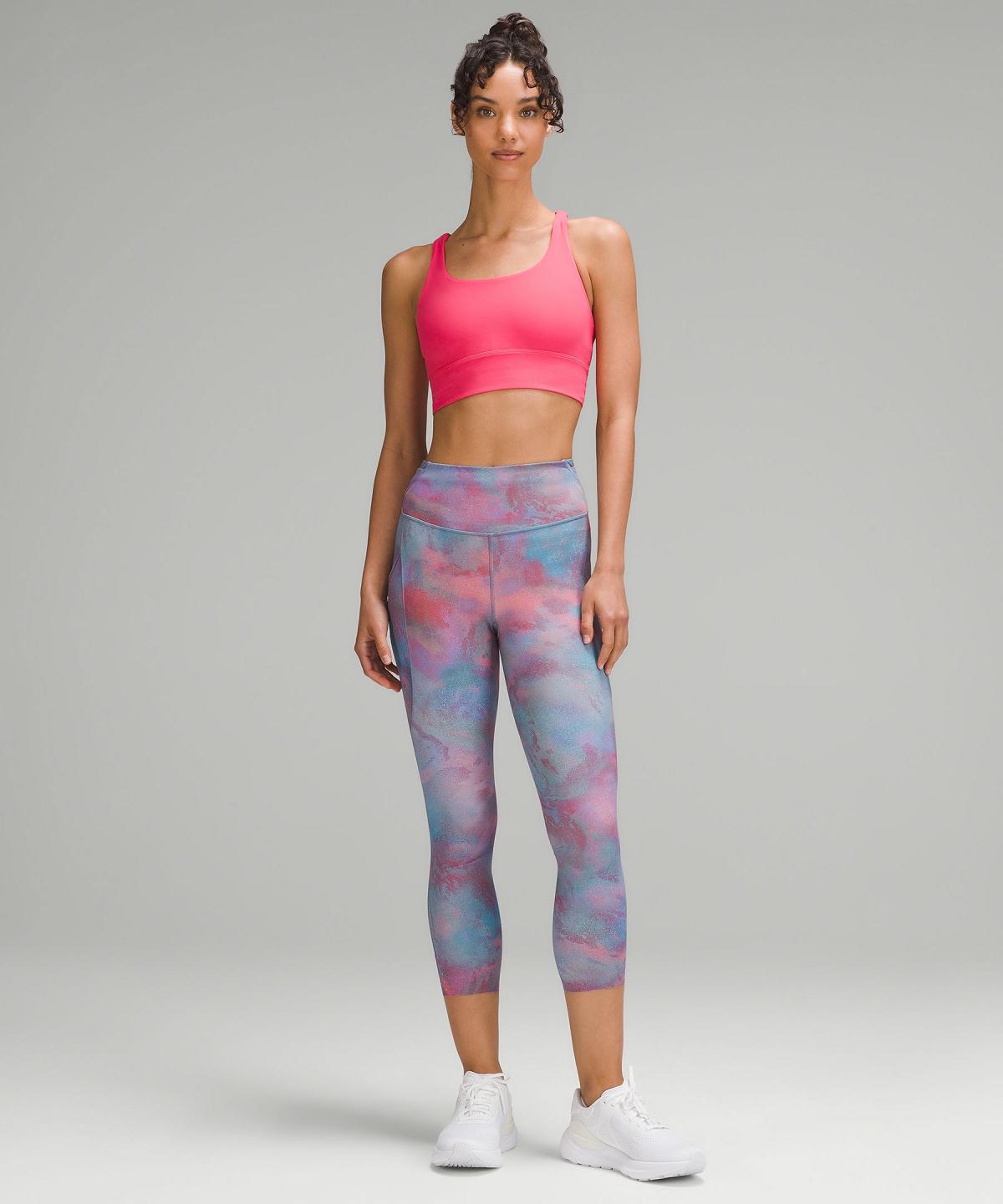 Lululemon Fast and Free High-Rise Crop 23" Pockets Leggings Dame Multicolor | NO_LuLu44442