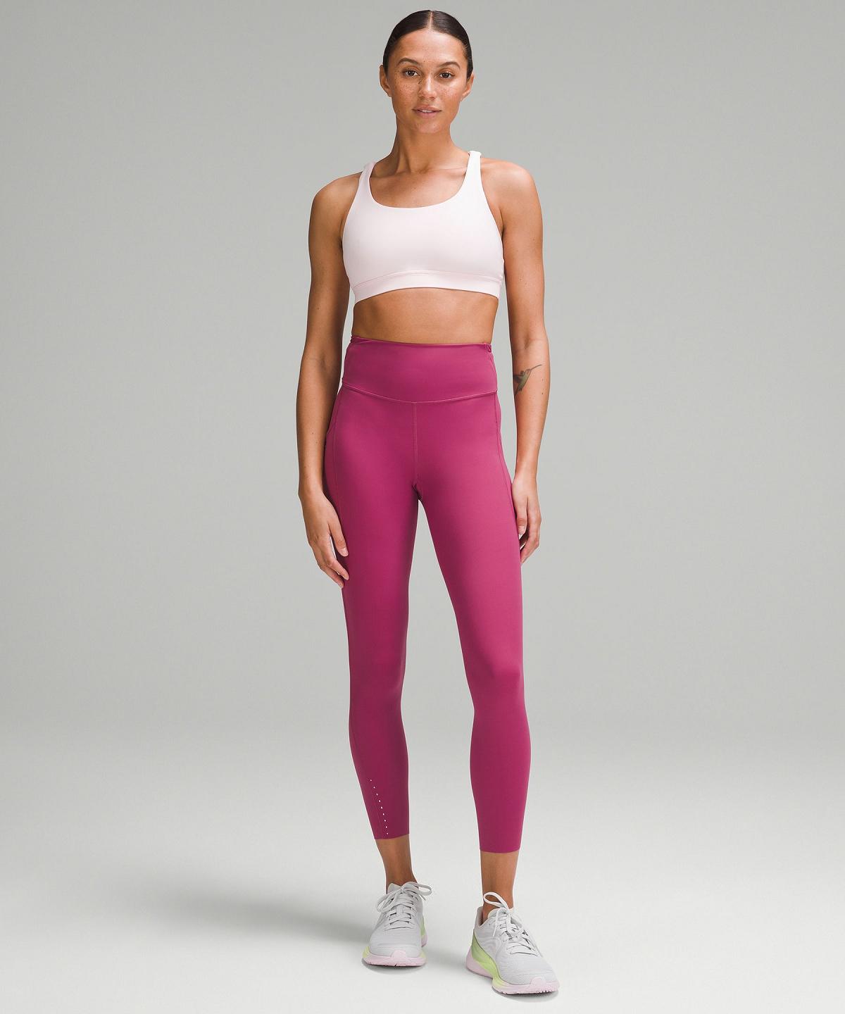 Lululemon Fast and Free High-Rise Tight 25” Pockets Leggings Dame Lilla | NO_LuLu20441