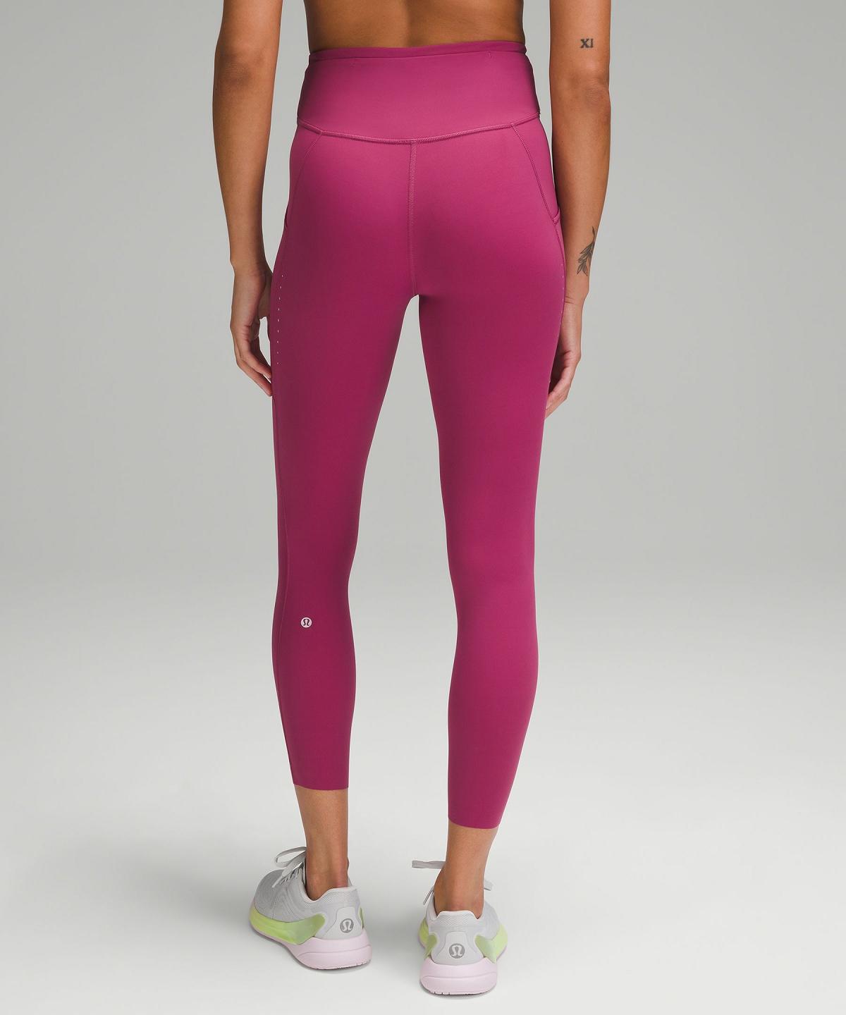 Lululemon Fast and Free High-Rise Tight 25” Pockets Leggings Dame Lilla | NO_LuLu20441