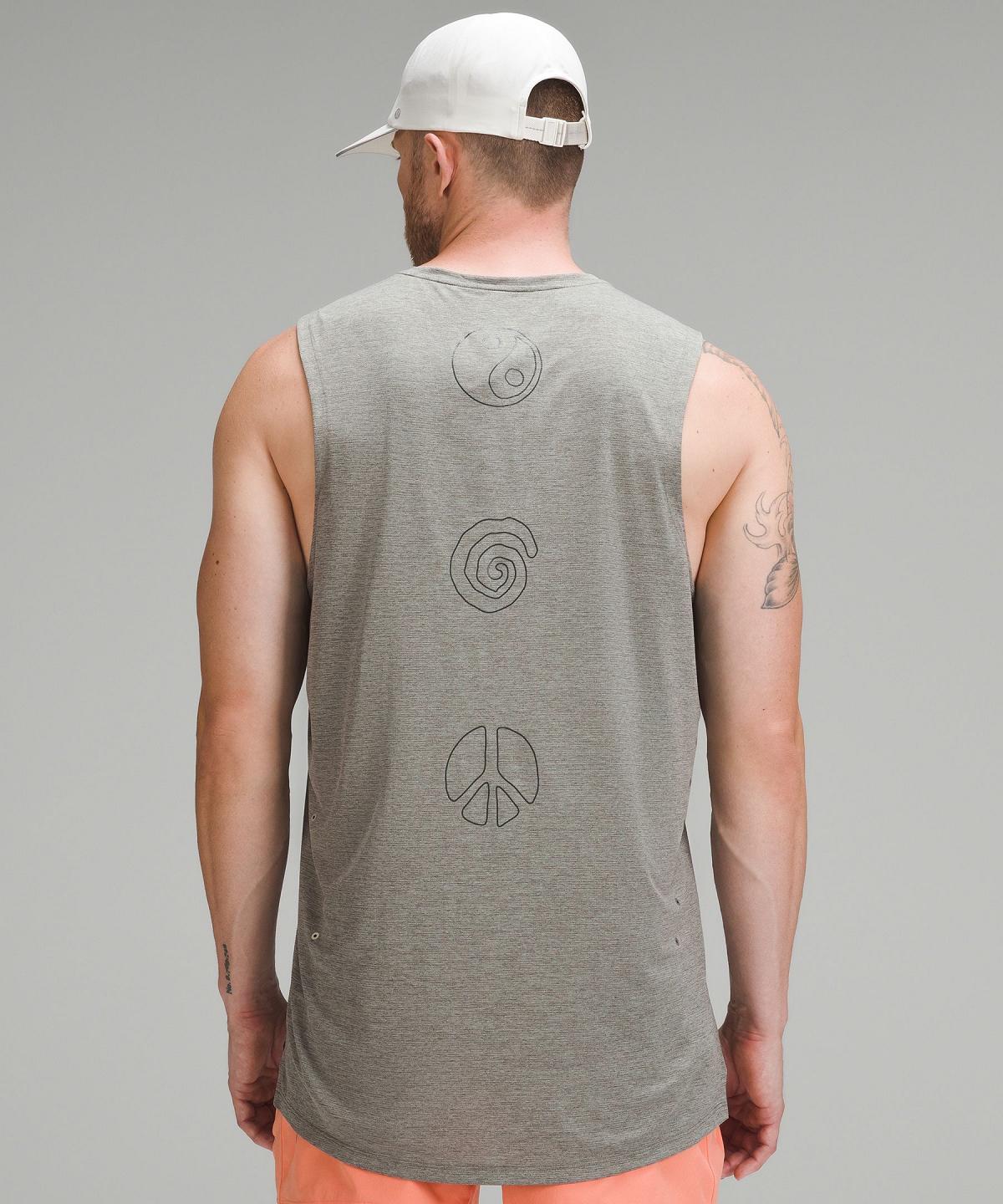 Lululemon Fast and Free Trail Running Tank Top Skjorte Herre Grå | NO_LuLu48789