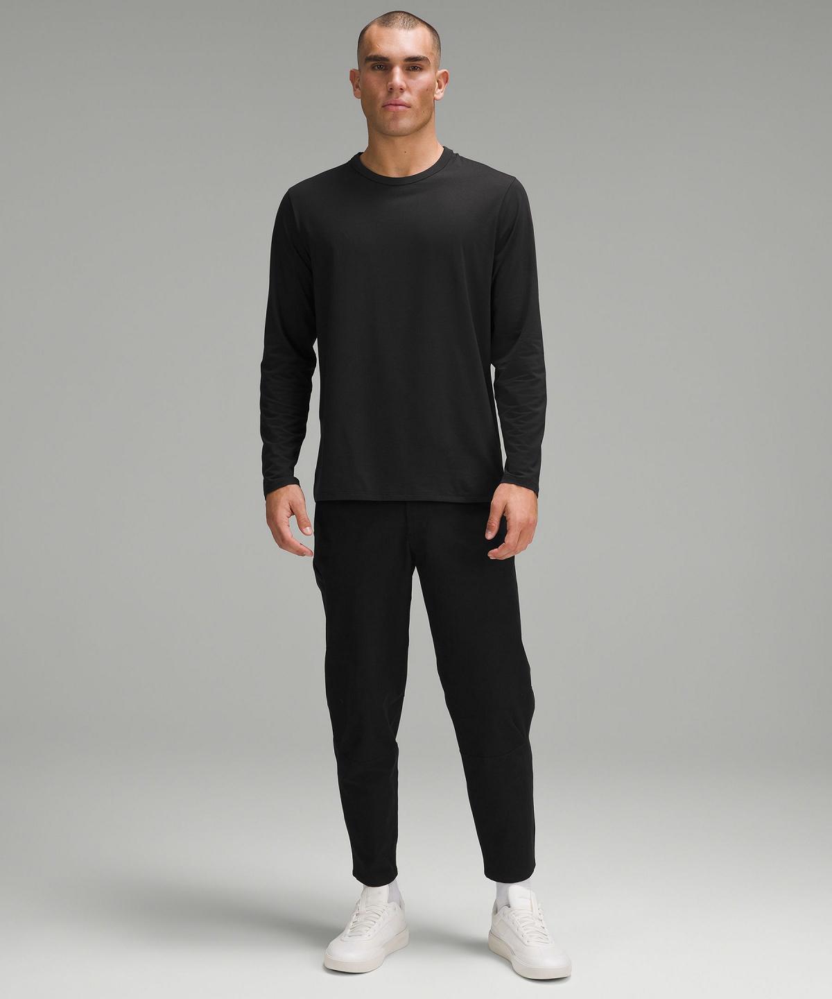 Lululemon Fundamental Long-Sleeve Skjorte Herre Svarte | NO_LuLu83308