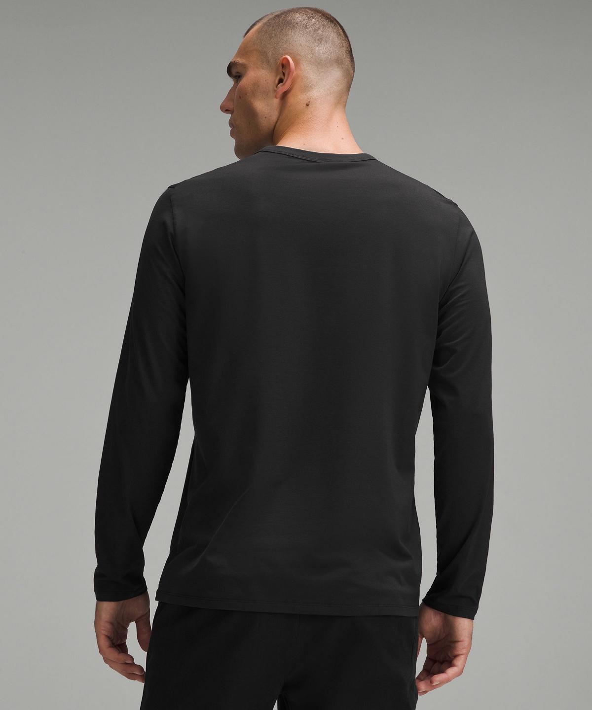 Lululemon Fundamental Long-Sleeve Skjorte Herre Svarte | NO_LuLu83308