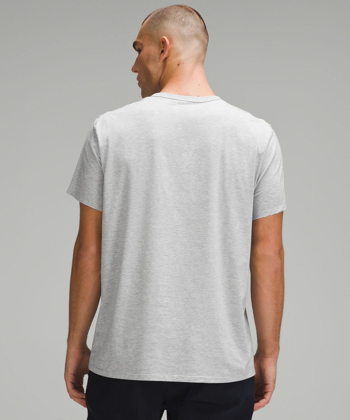 Lululemon Fundamental T-skjorte Herre Sølv | NO_LuLu68008