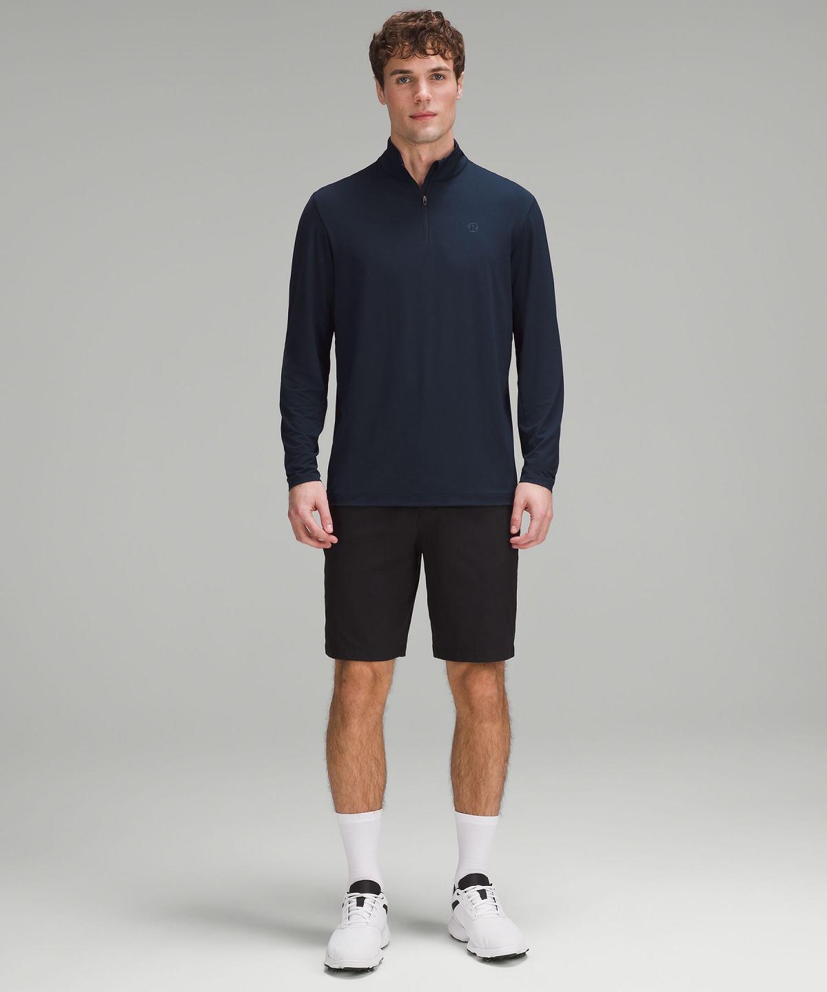 Lululemon Golf Half Zip Langermet Skjorte Herre Marineblå | NO_LuLu41299