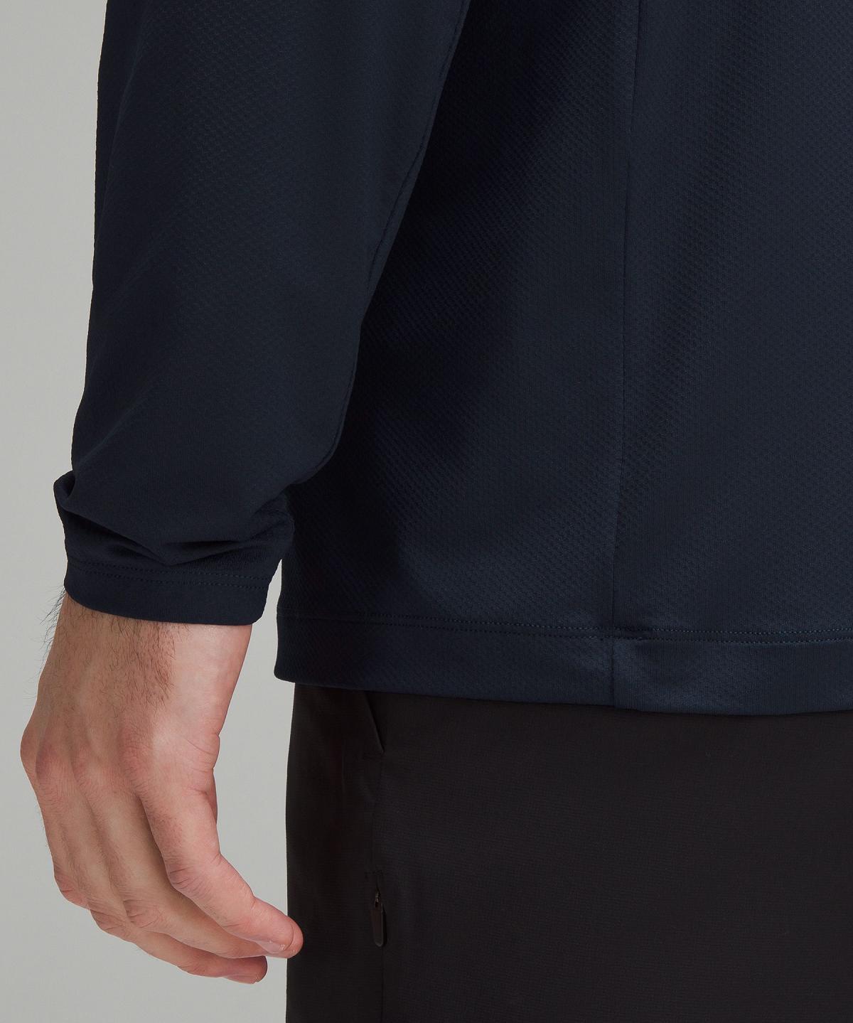 Lululemon Golf Half Zip Langermet Skjorte Herre Marineblå | NO_LuLu41299