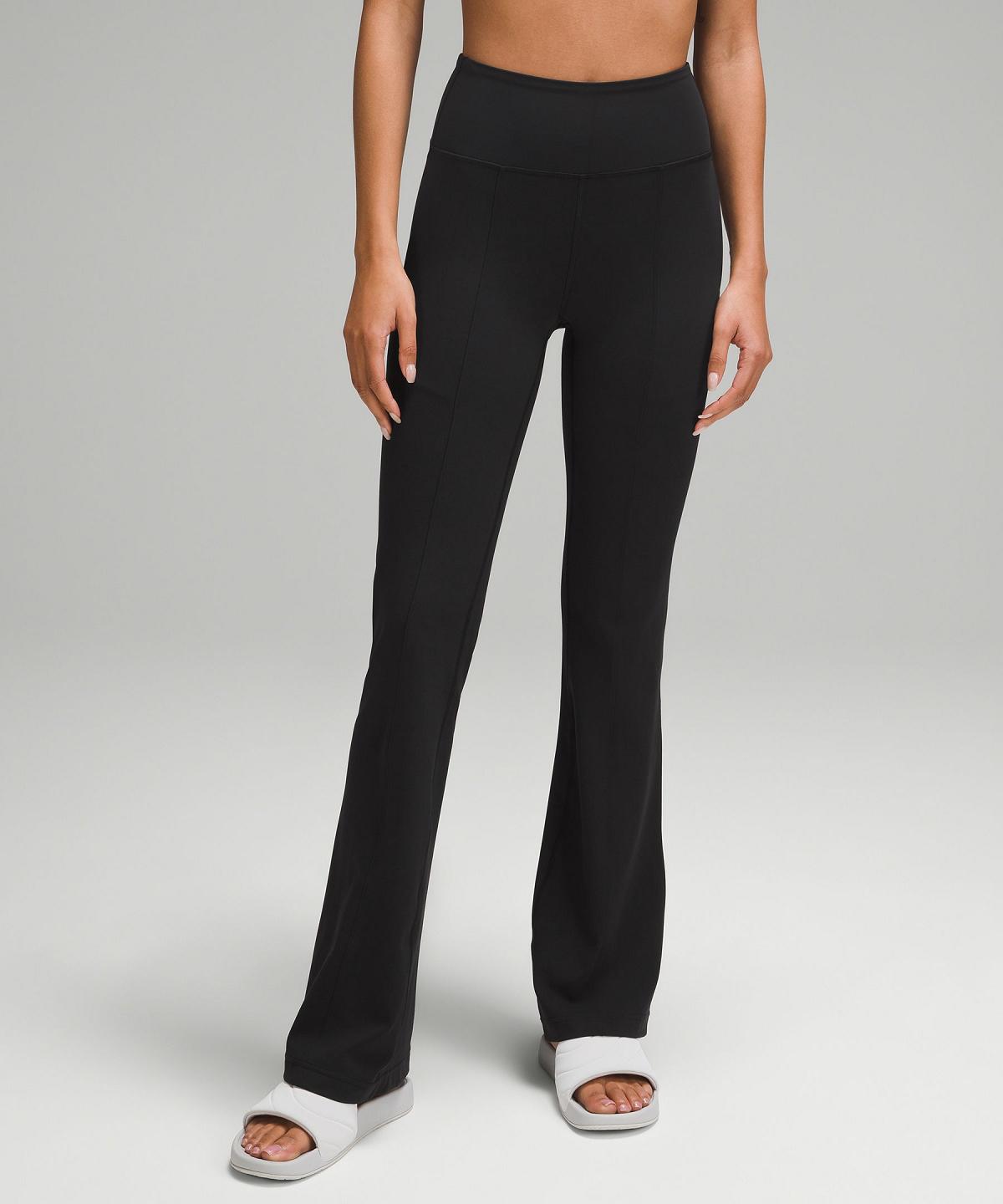 Lululemon Groove High-Rise Flared Pant with Pockets 32.5" Leggings Dame Svarte | NO_LuLu28756