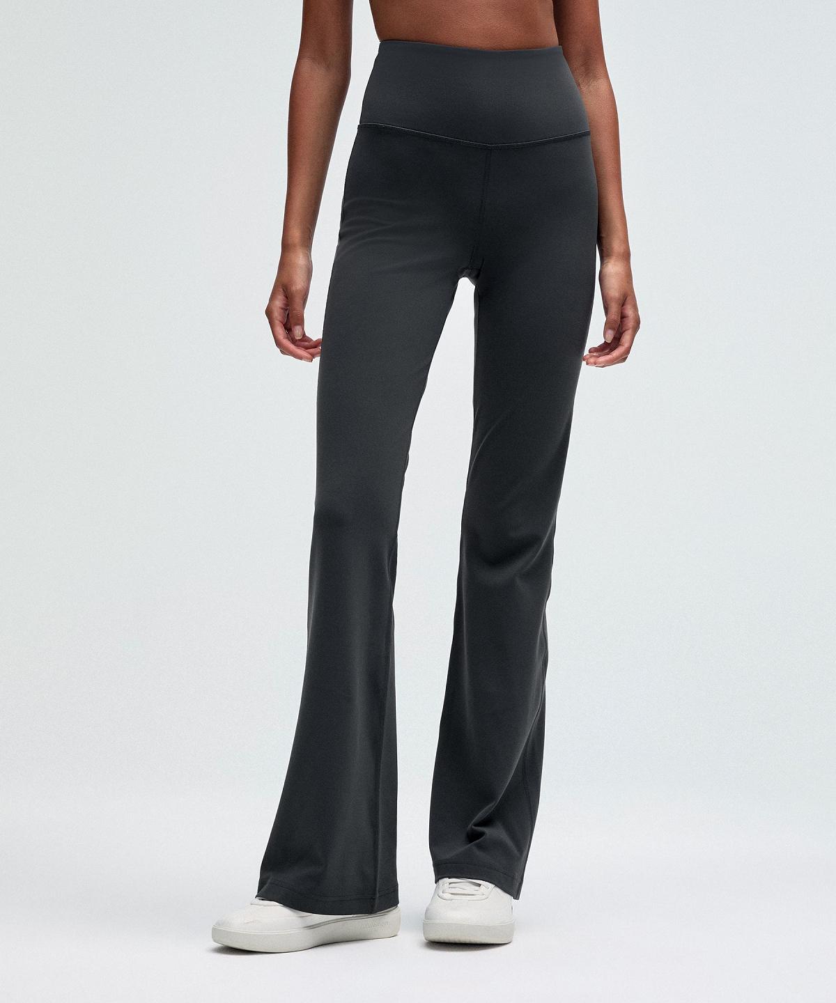 Lululemon Groove Nulu Super-High-Rise Flared Pant Leggings Dame Dyp Grå | NO_LuLu15484