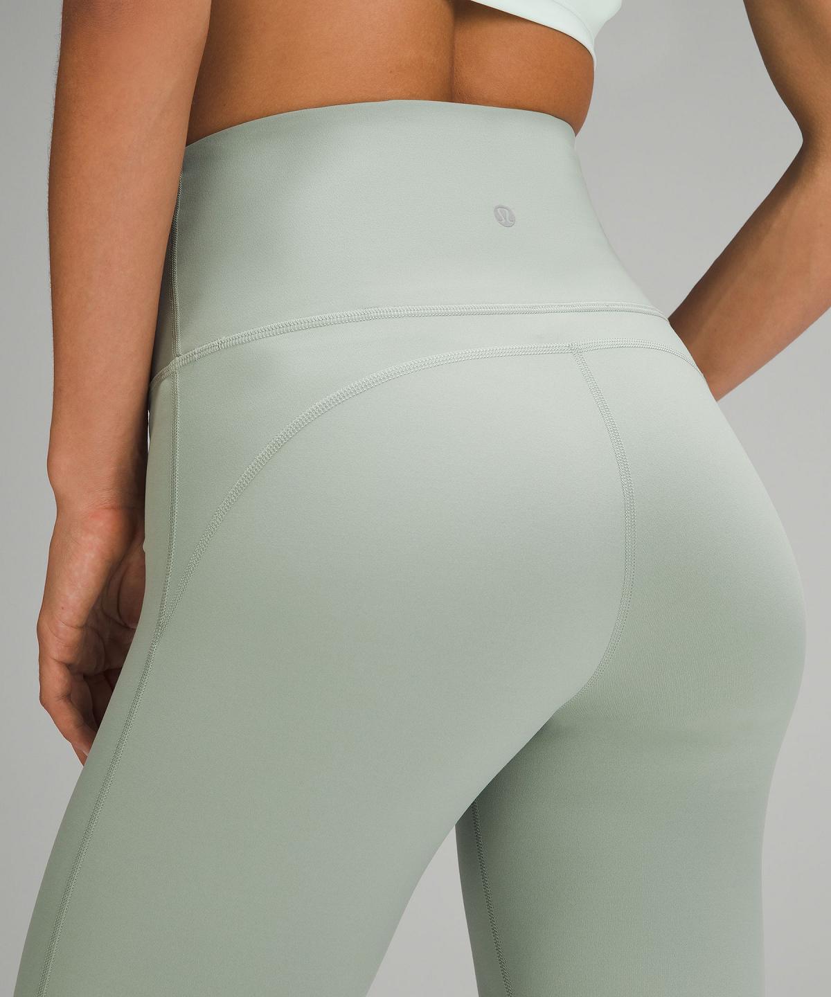 Lululemon Groove Super-High-Rise Nulu Flared Pant Leggings Dame Grønn | NO_LuLu70180