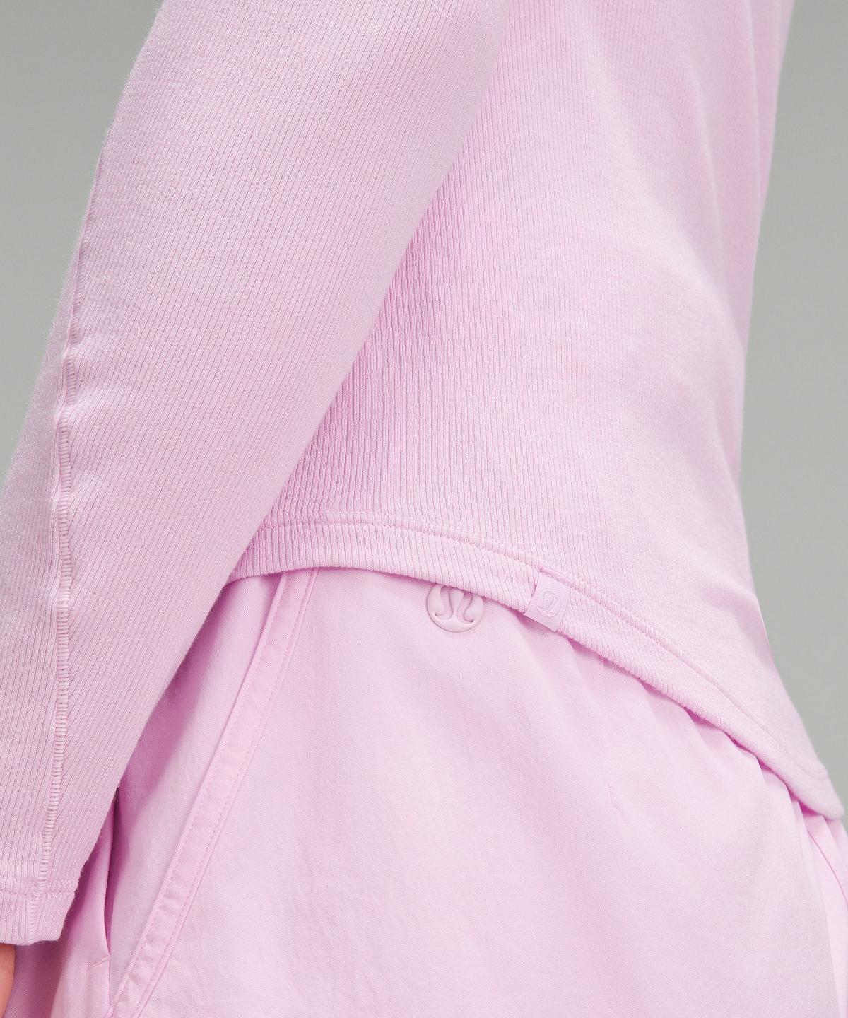 Lululemon Hold Tight Langermet Skjorte Dame Rosa | NO_LuLu91910