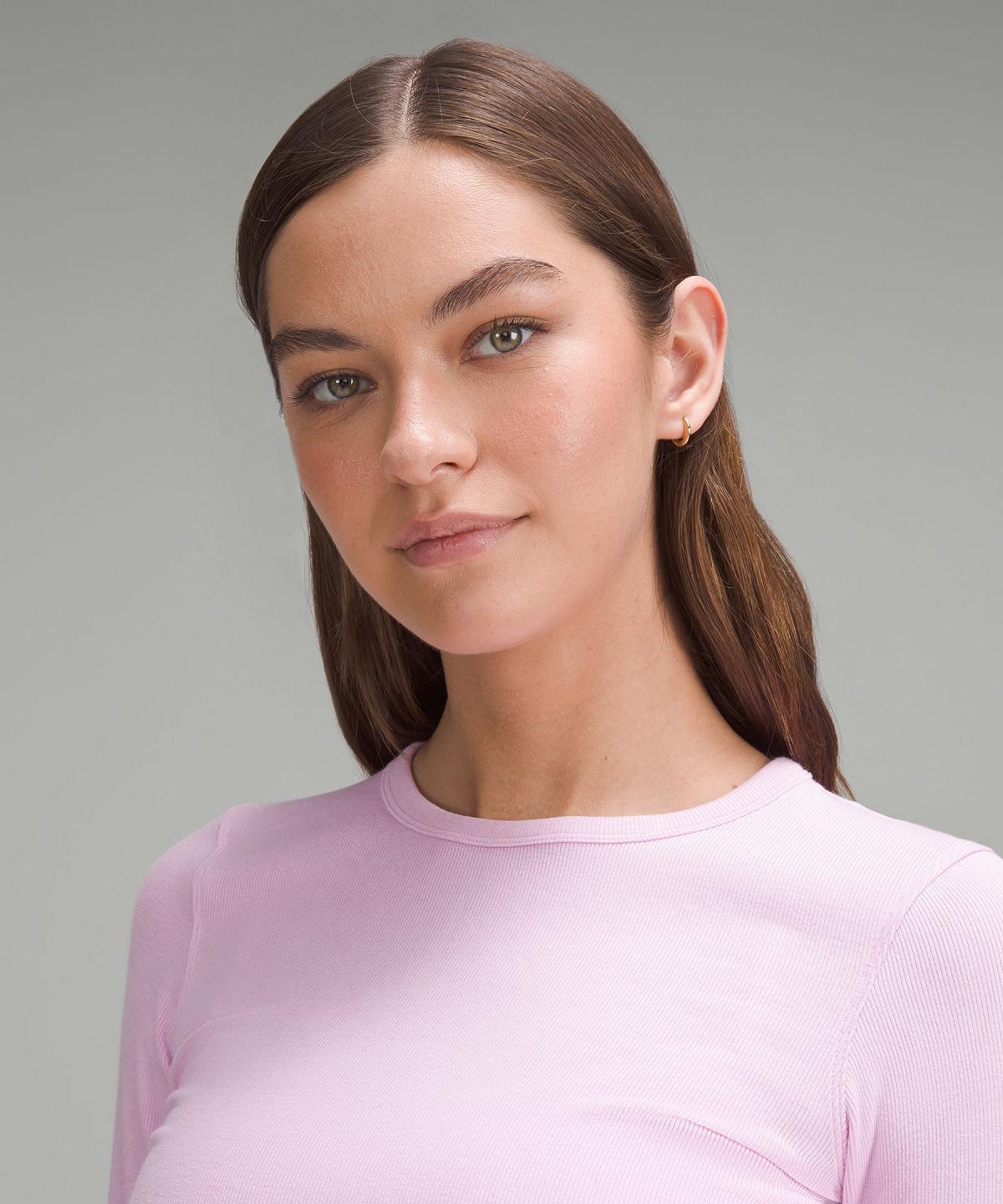 Lululemon Hold Tight Long-Sleeve Skjorte Dame Rosa | NO_LuLu81966