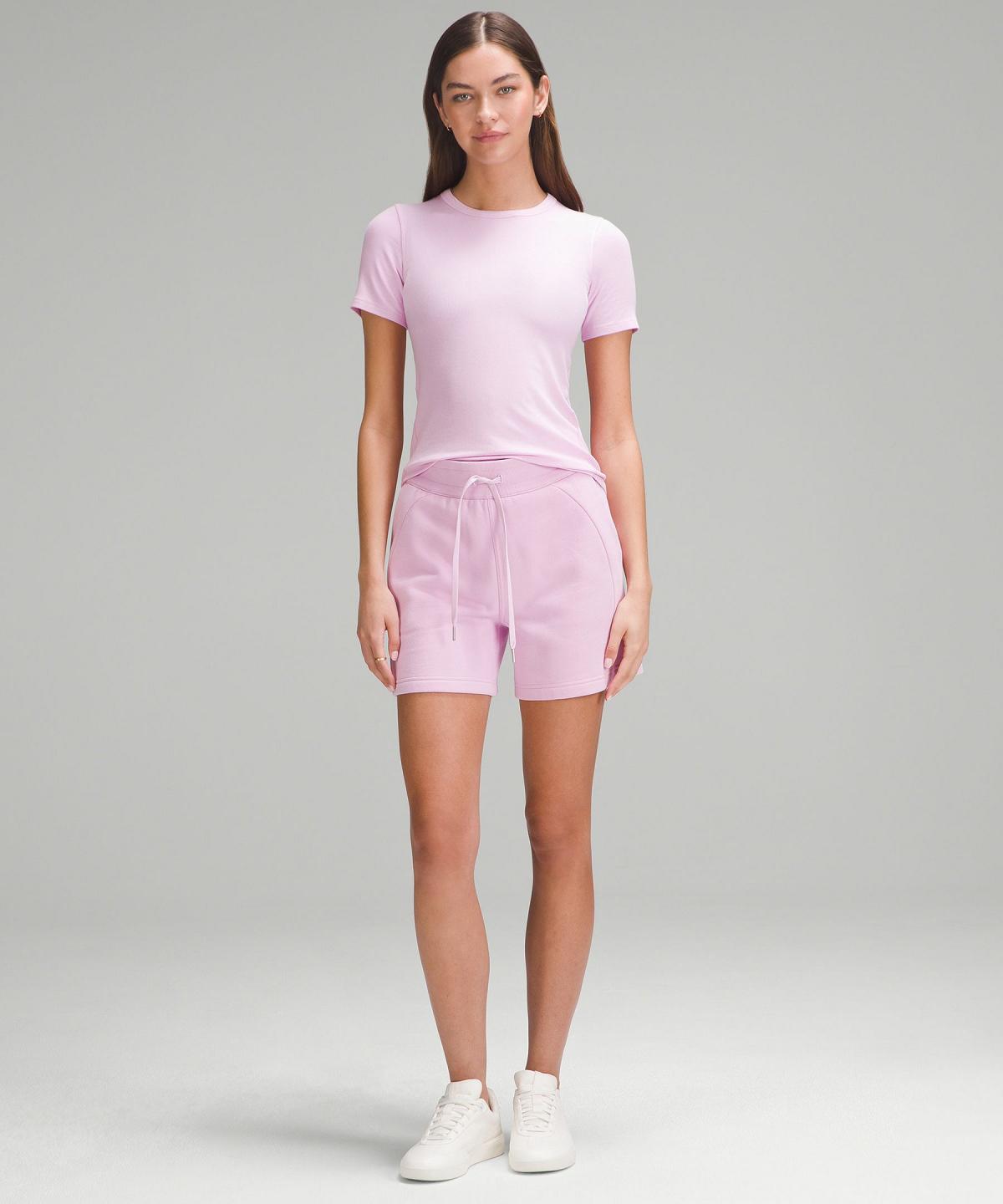 Lululemon Hold Tight Short-Sleeve Skjorte Dame Rosa | NO_LuLu14663