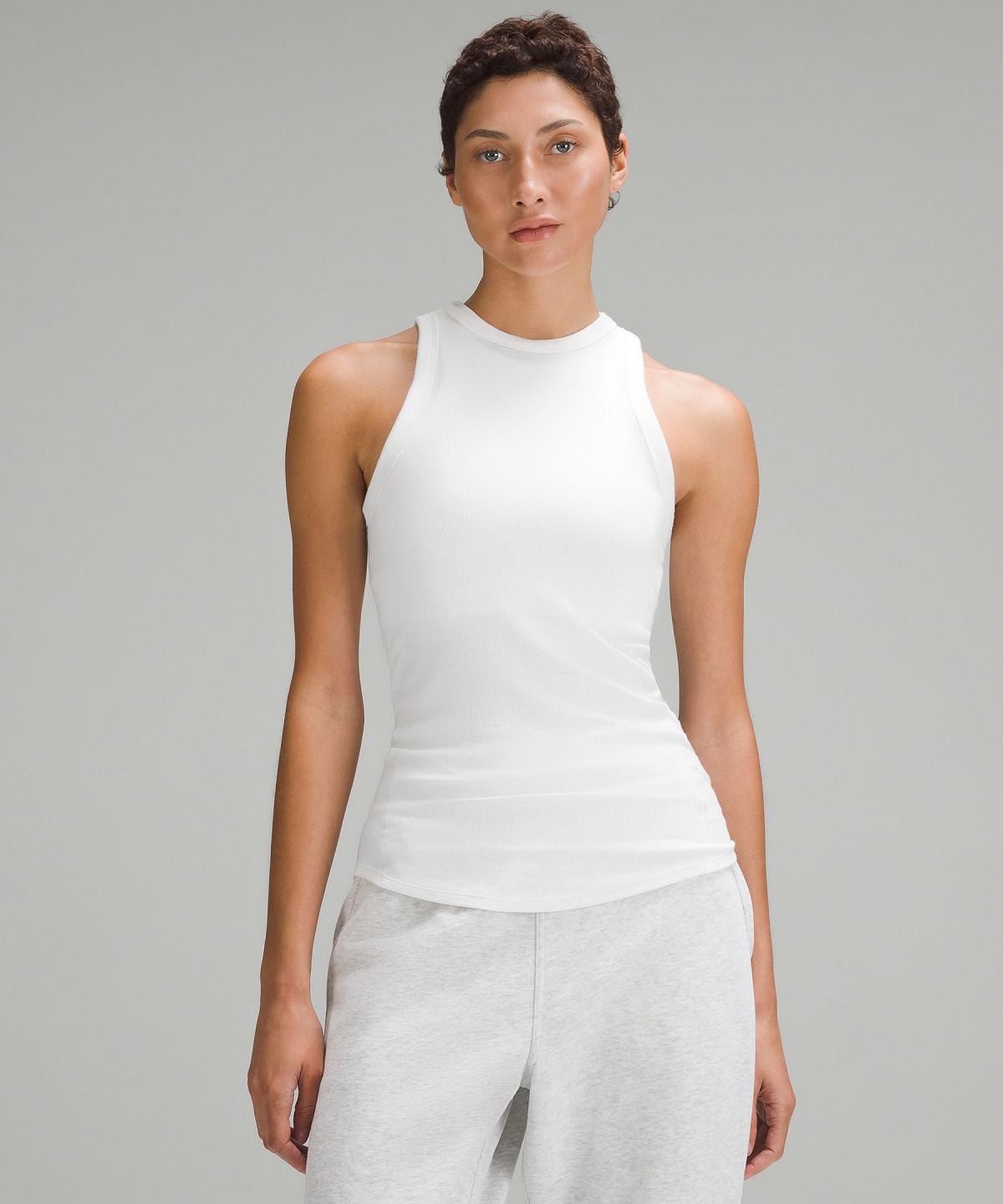 Lululemon Hold Tight Tank Top Dame Hvite | NO_LuLu93901