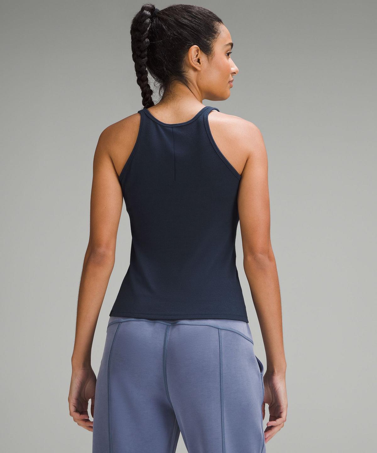 Lululemon Hold Tight Thin Strap Racerback Tank Top Dame Marineblå | NO_LuLu68884