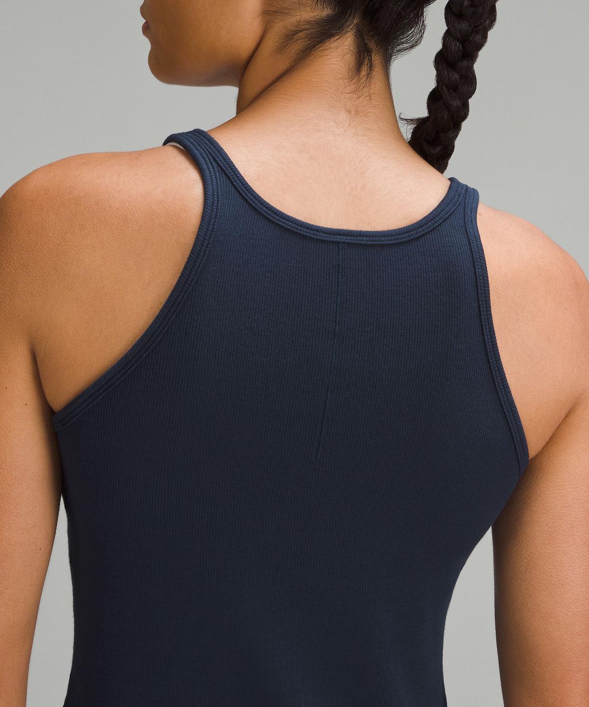 Lululemon Hold Tight Thin Strap Racerback Tank Top Dame Marineblå | NO_LuLu68884