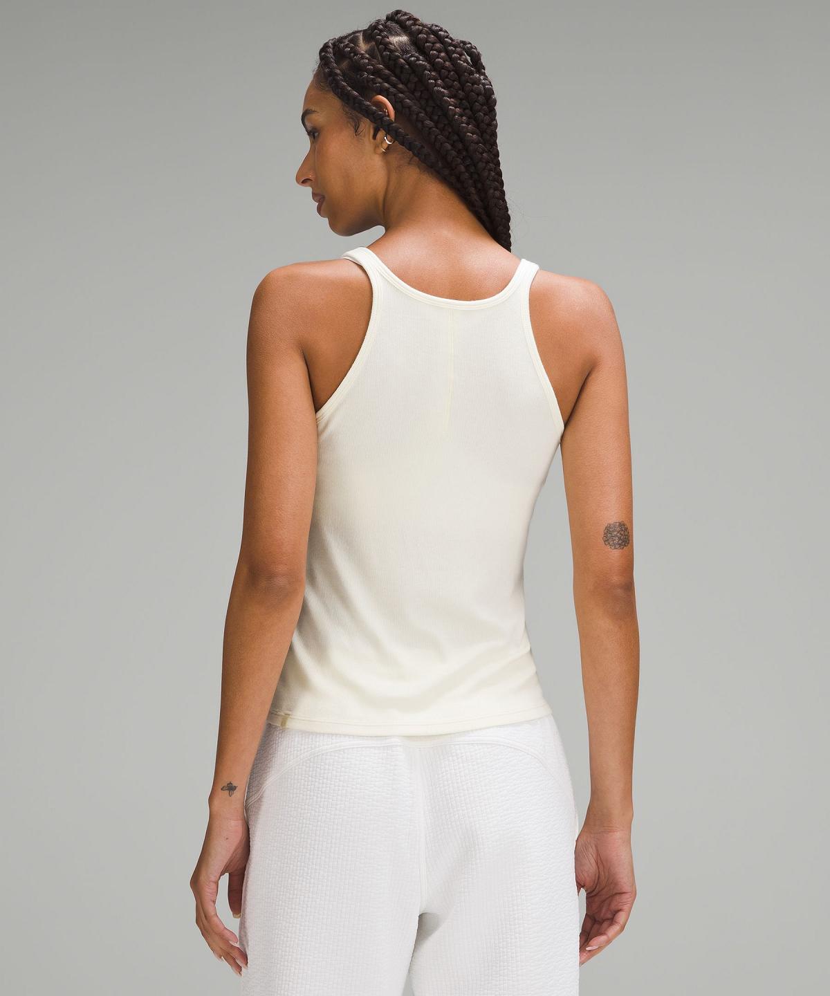 Lululemon Hold Tight Thin Strap Racerback Skjorte Dame Hvite | NO_LuLu42022