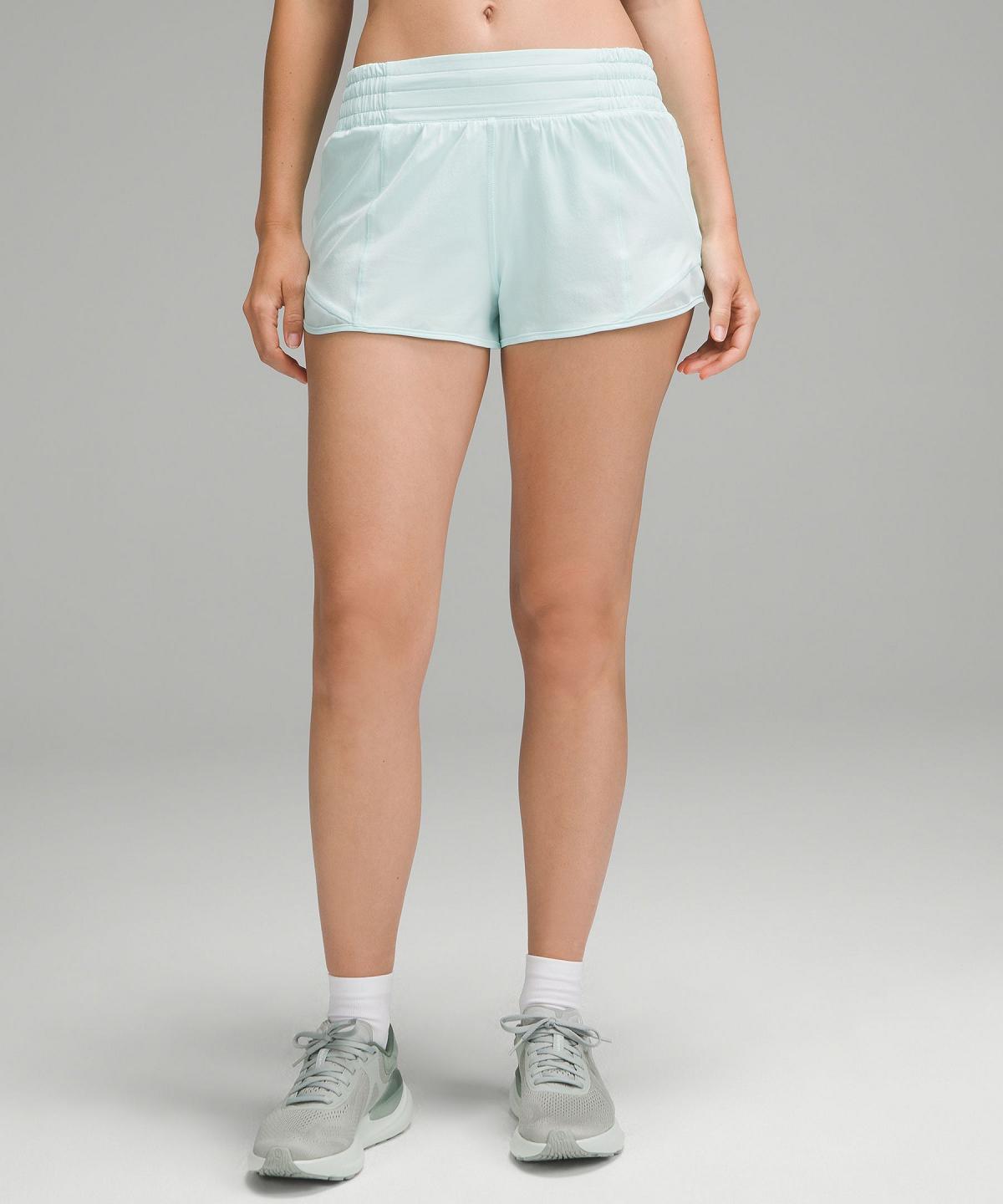 Lululemon Hotty Hot High-Rise Lined 2.5" Shorts Dame Mint | NO_LuLu77806