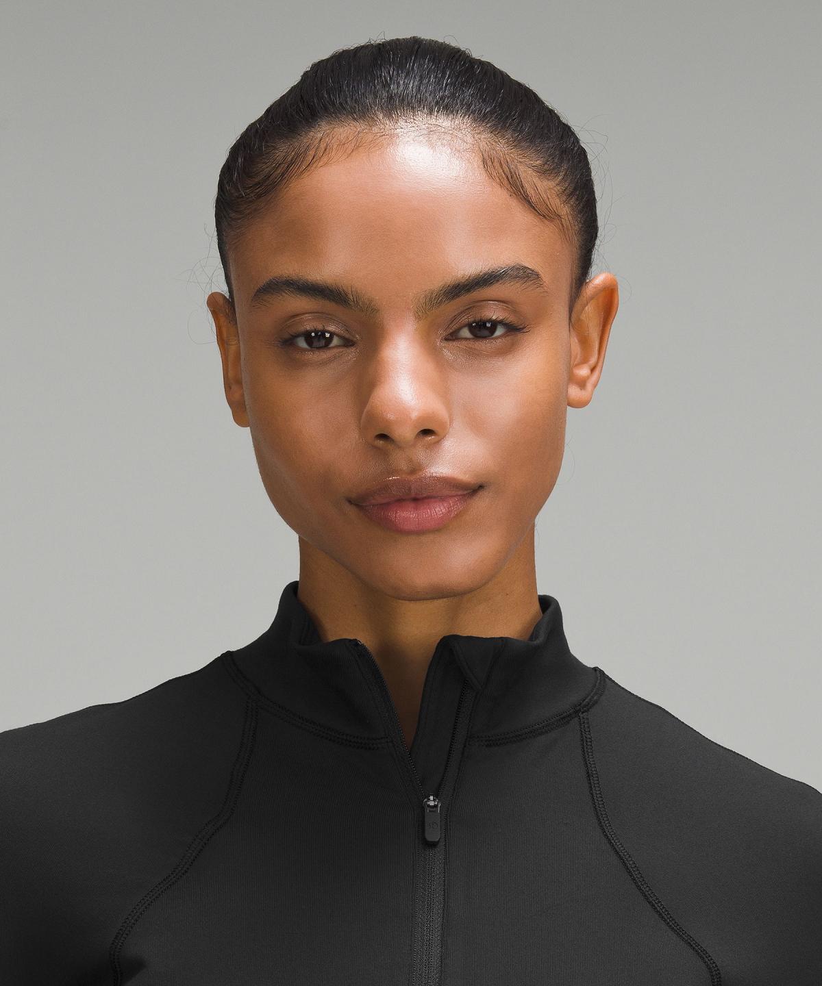 Lululemon It's Rulu Half Zip Gensere Og Gensere Dame Svarte | NO_LuLu91235