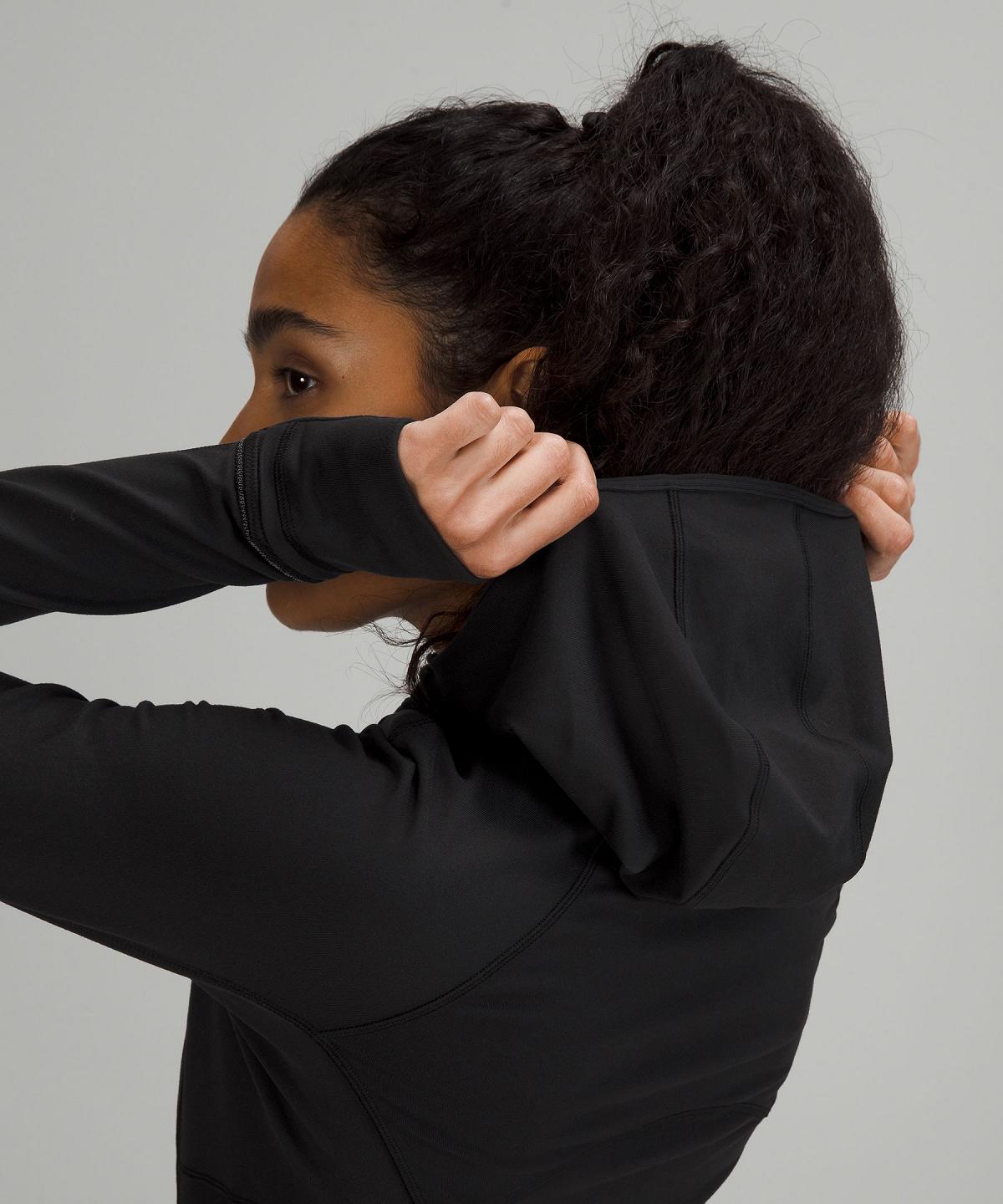 Lululemon It's Rulu Long-Sleeve Gensere Og Gensere Dame Svarte | NO_LuLu53401