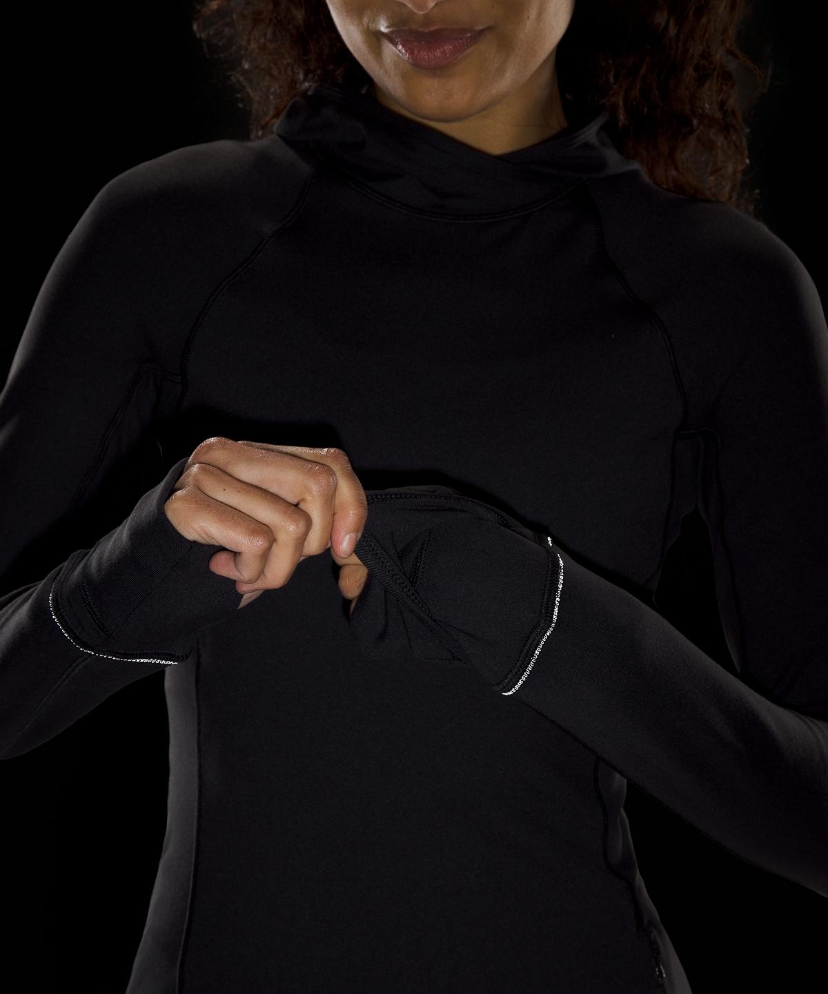 Lululemon It's Rulu Long-Sleeve Gensere Og Gensere Dame Svarte | NO_LuLu53401