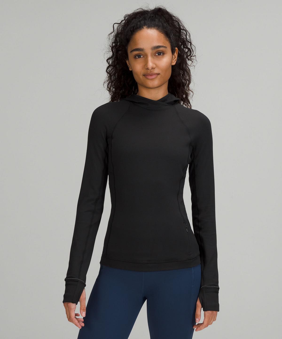 Lululemon It's Rulu Long-Sleeve Gensere Og Gensere Dame Svarte | NO_LuLu53401