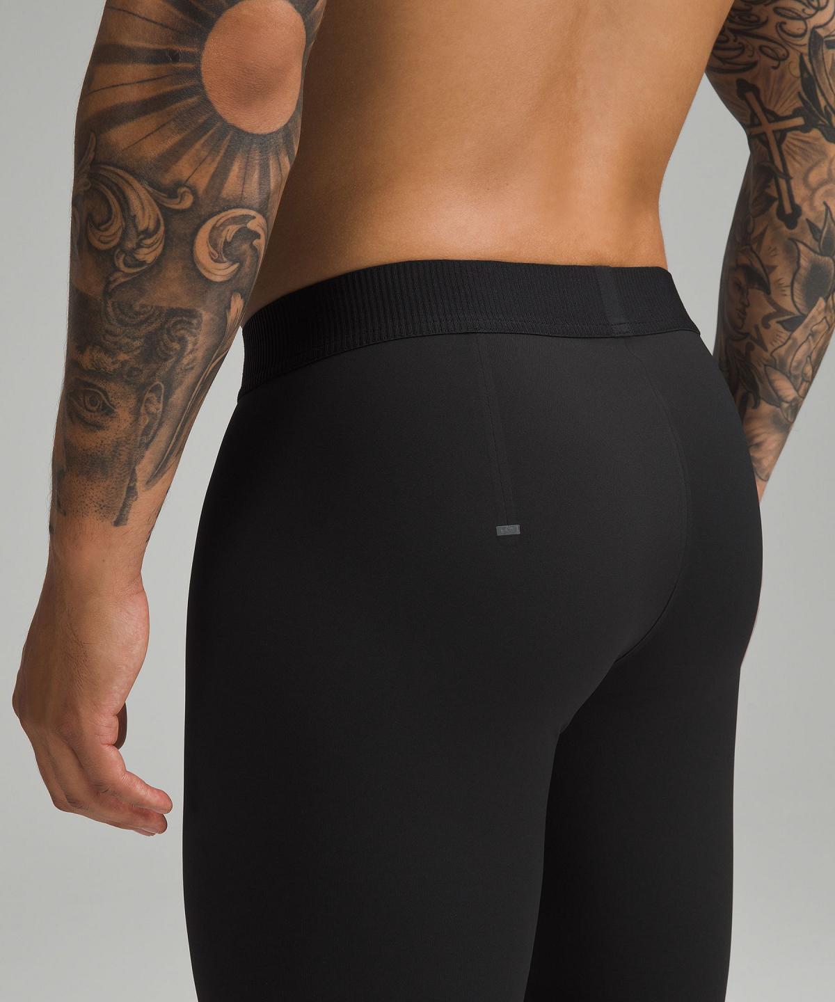 Lululemon License to Train Tight 27" Bukse Herre Svarte | NO_LuLu93663