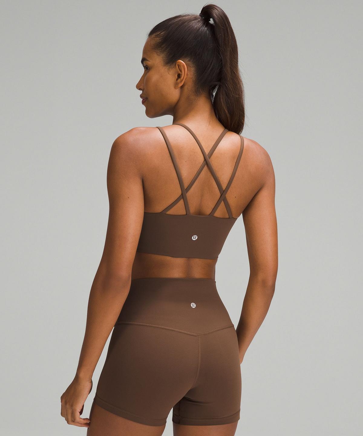 Lululemon Like a Cloud Longline Sports BH Dame Brune | NO_LuLu35307