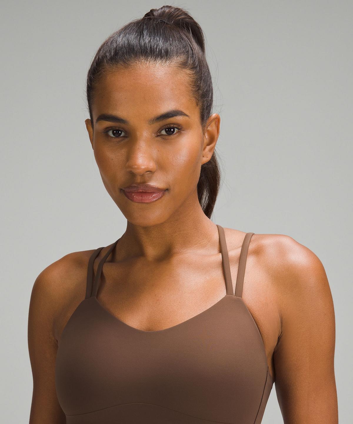 Lululemon Like a Cloud Longline Sports BH Dame Brune | NO_LuLu35307