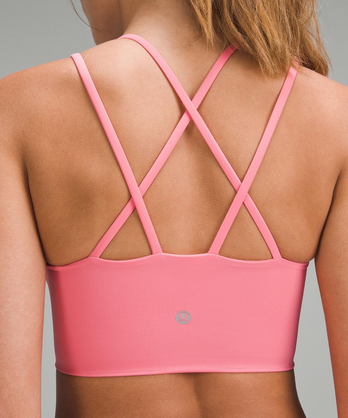 Lululemon Like a Cloud Longline Sports BH Dame Rosa | NO_LuLu58487