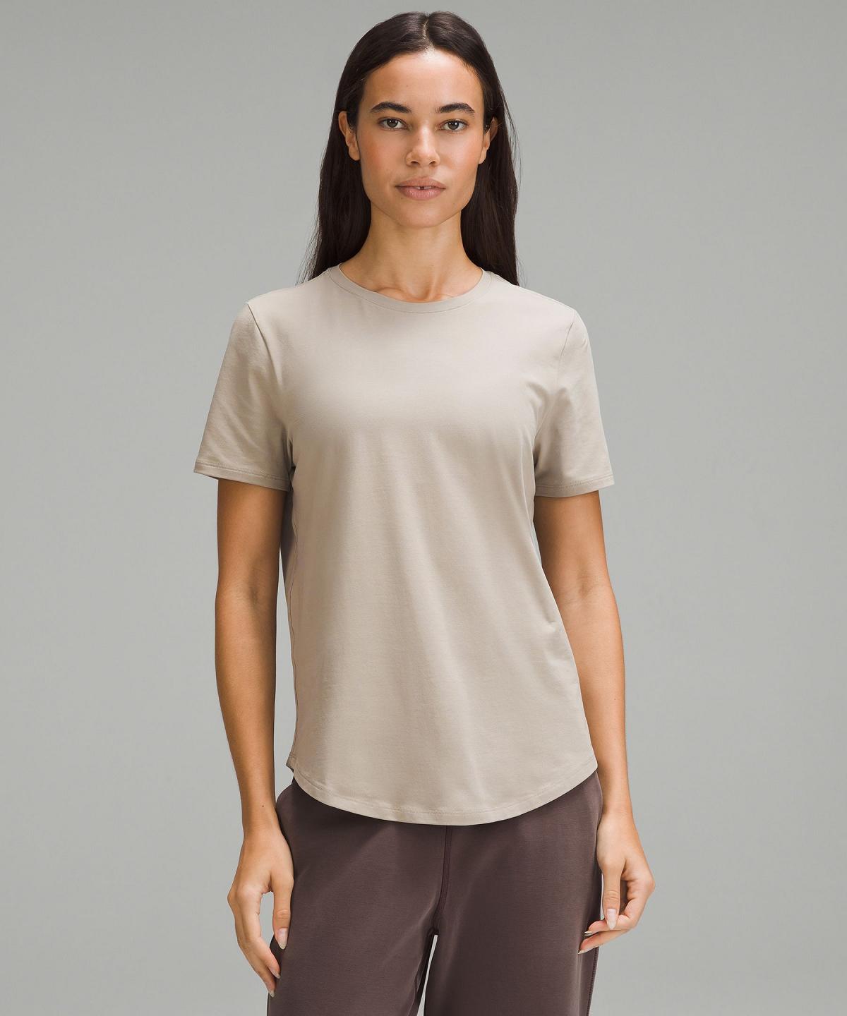 Lululemon Love Curved-Hem Crewneck T-Shirt Skjorte Dame Grå | NO_LuLu55084