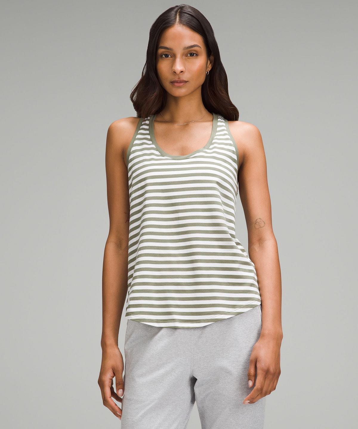 Lululemon Love Tank Top Dame Grønn Hvite | NO_LuLu98828