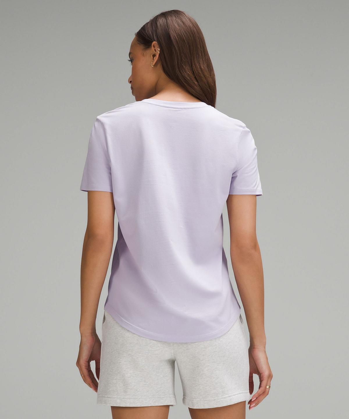 Lululemon Love V-Neck T-Shirt Skjorte Dame Lilla | NO_LuLu95605