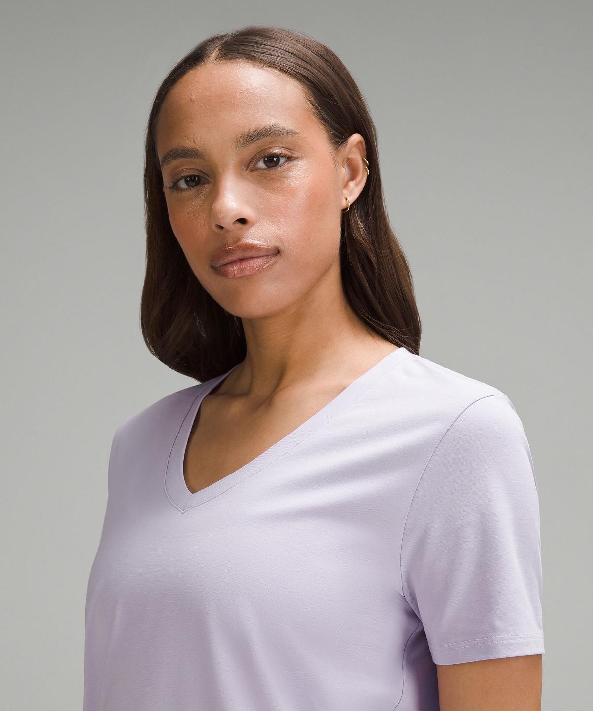 Lululemon Love V-Neck T-skjorte Dame Lilla | NO_LuLu68649