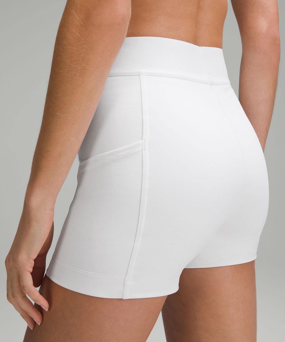 Lululemon Luxtreme High-Rise Tennis 3.5" Shorts Dame Hvite | NO_LuLu55797