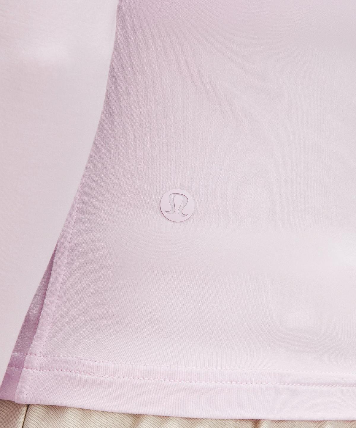 Lululemon Modal-Silk Blend V-Neck Langermet Skjorte Dame Rosa | NO_LuLu29980