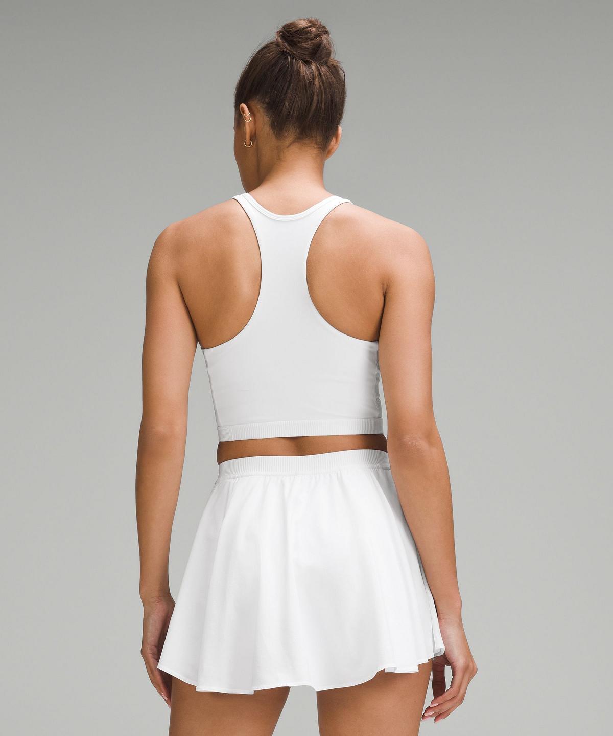 Lululemon Narrow Hem Cropped Tennis Tank Top Dame Hvite | NO_LuLu61917