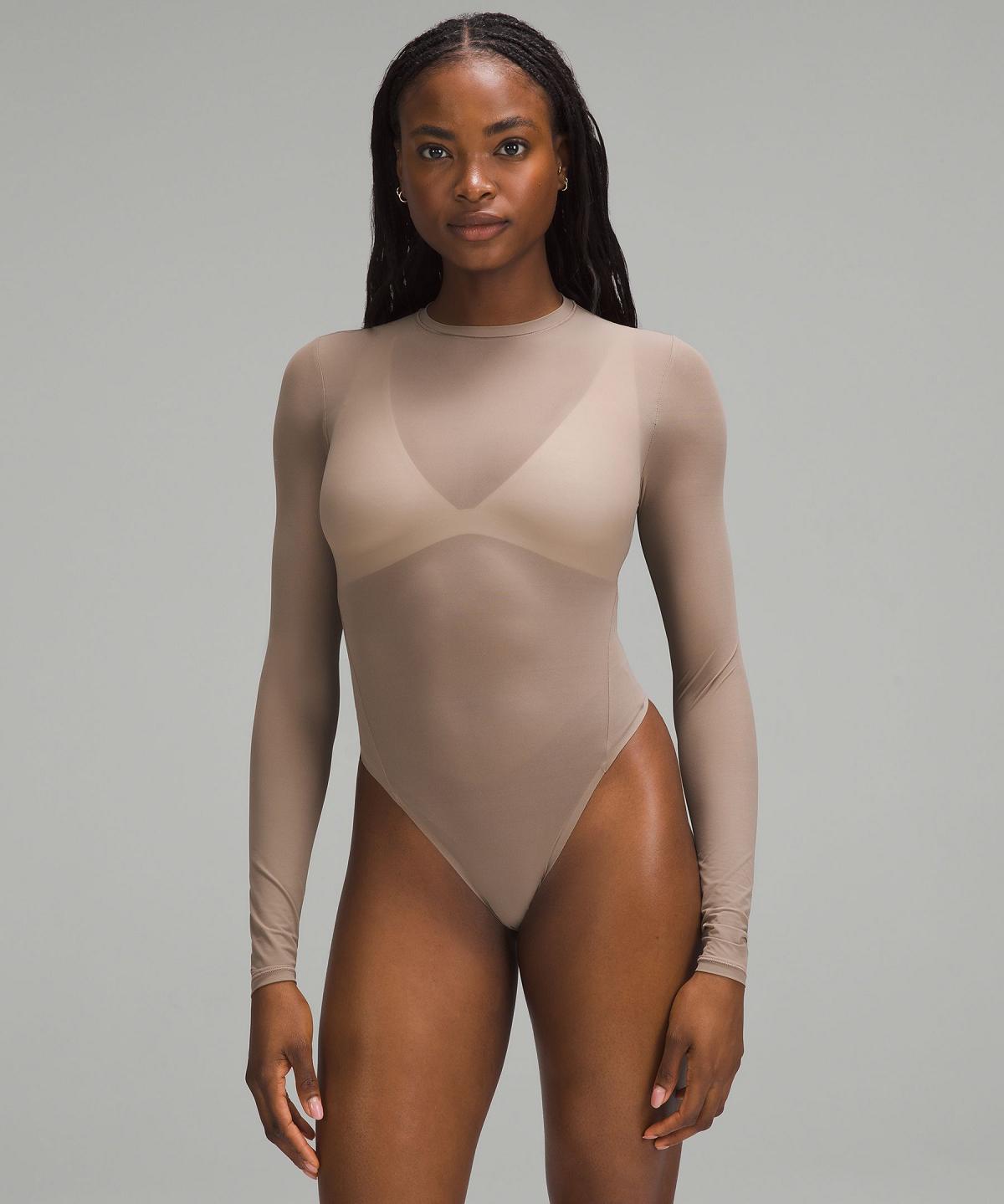 Lululemon Nulu Mesh Long-Sleeve Crewneck Body Dame Grå | NO_LuLu90516