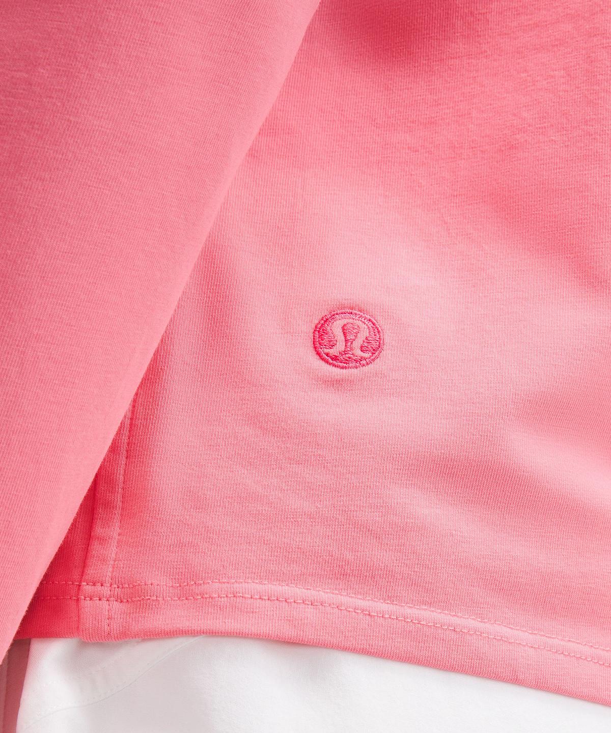 Lululemon Organic Cotton Crewneck Langermet Skjorte Dame Rosa | NO_LuLu63792