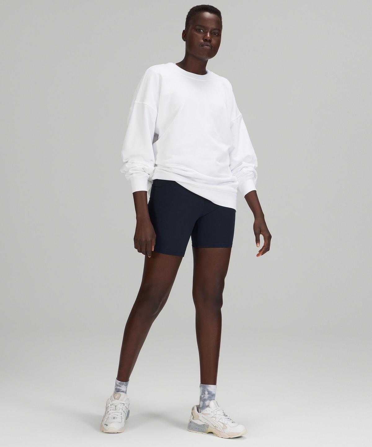 Lululemon Perfectly Oversized Crew Gensere Og Gensere Dame Hvite | NO_LuLu94957