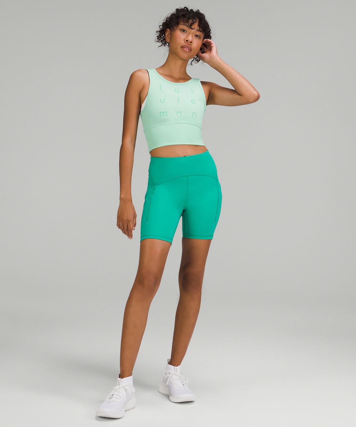 Lululemon Power Pivot Everlux Tank Top Dame Grønn | NO_LuLu77123