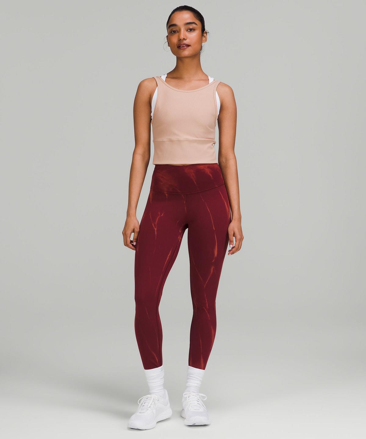 Lululemon Power Pivot Ribbed Skjorte Dame Rosa | NO_LuLu21802