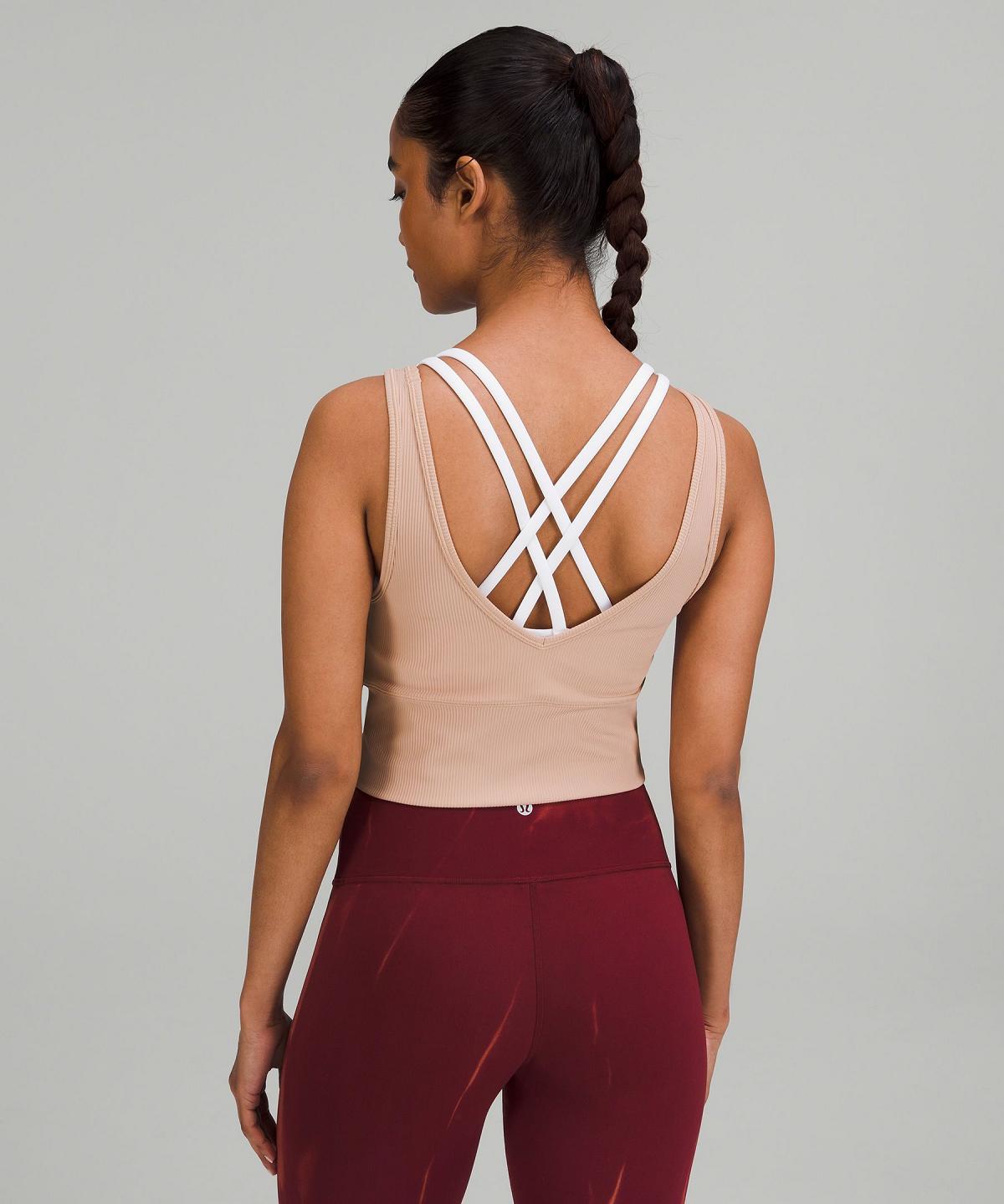 Lululemon Power Pivot Ribbed Skjorte Dame Rosa | NO_LuLu21802