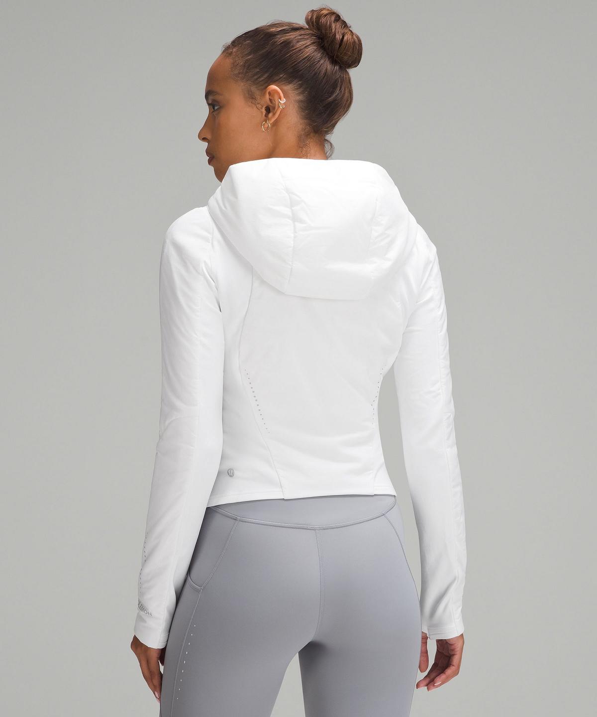 Lululemon Push Your Pace Jakker Og Jakker Dame Hvite | NO_LuLu98720