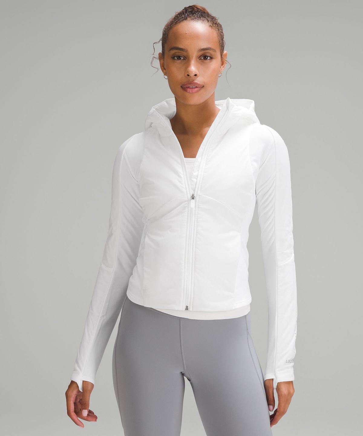 Lululemon Push Your Pace Jakker Og Jakker Dame Hvite | NO_LuLu98720