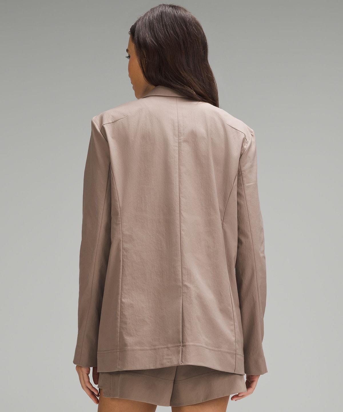 Lululemon Relaxed-Fit Twill Blazer Jakker Og Jakker Dame Brune | NO_LuLu37159